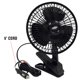 thumbnail image 3 of Ventilador oscilante RoadPro RP-1137 con clip 12 V negro, 3 of 6