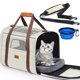 thumbnail image 1 of Transportín para Gatos Morpilot Grande 44 × 31 × 34 cm Suave de Viaje, 1 of 9