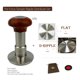 thumbnail image 3 of Tamper de Café KuGuo 58,5 mm Ripple‑Dis Marrón Rojizo, 3 of 8
