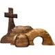 thumbnail image 1 of Decoraciones de escenas de Pascua, conjunto de escena de resurrección de Pascua con cruz de Jesús de madera, decoración de madera con escena de Pascua, decoración de tumba vacía con cruz de Pascua, de, 1 of 7