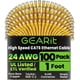 thumbnail image 1 of Cable Ethernet GEARit Cat6, paquete de 100, 30 cm, RJ45, amarillo, 1 of 9