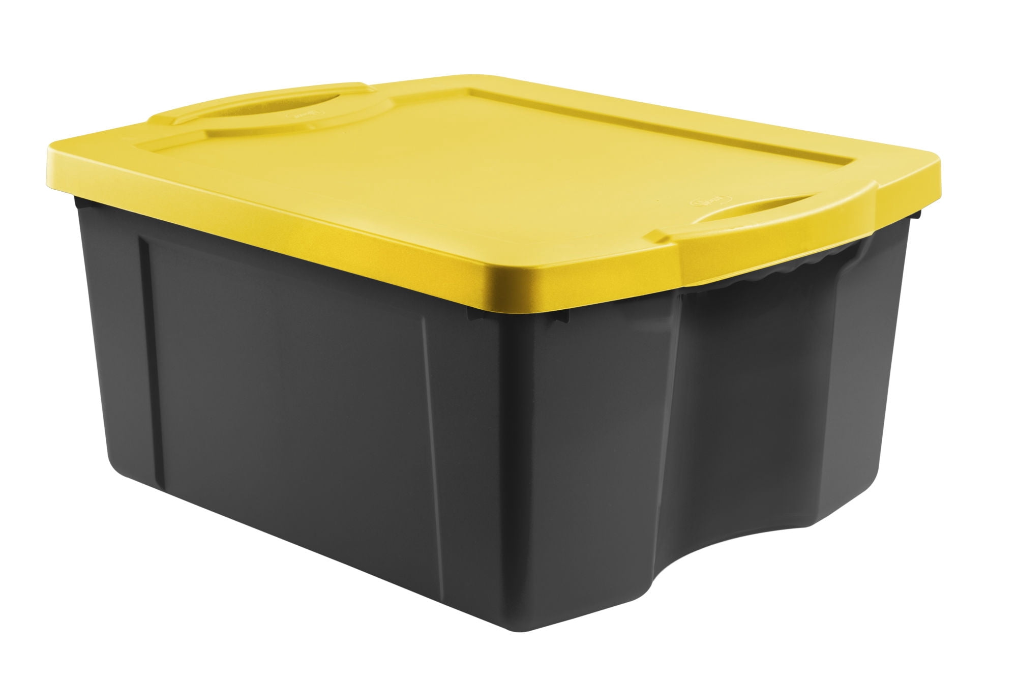 Caja Organizadora resistente Fullbox 55 LTS L-2 Color Negro-amarillo, 1 Unidad