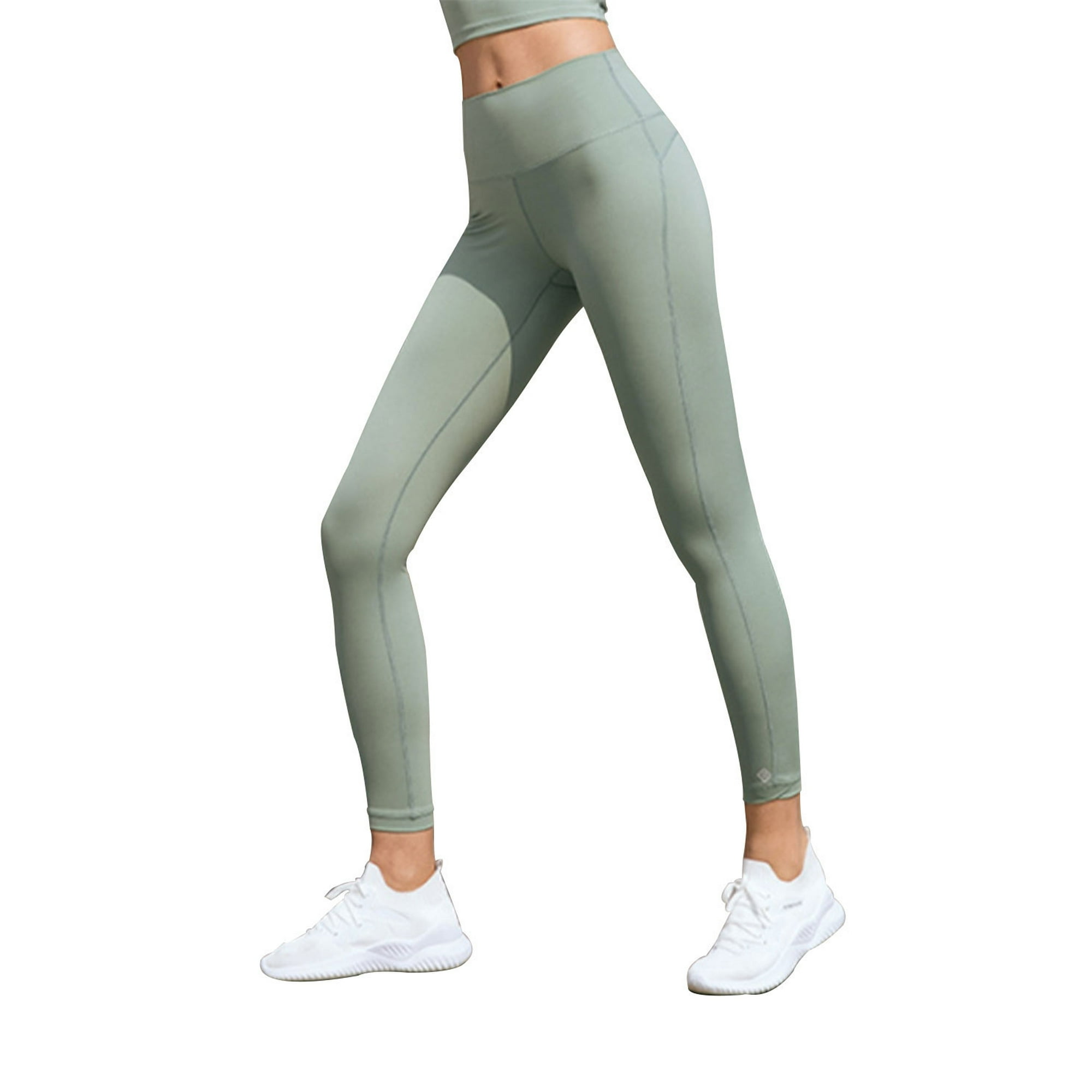 Samia - Calza Básica Tiro Alto Verde M