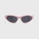 thumbnail image 3 of Lentes De Sol Modelo Felina Estilo Moderno UVA//UVB rosa Talla Única, 3 of 5