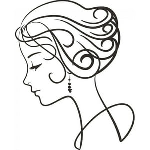 Rienda Libre Graphics - Decomural Elegant Female Hair And Beauty Ws-18497