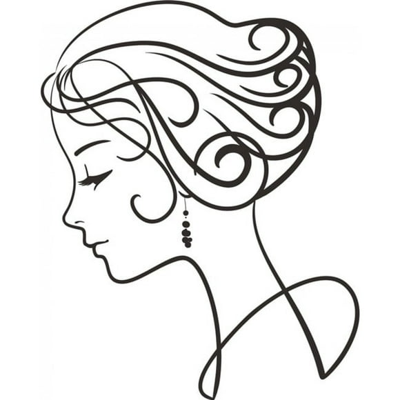 Decomural Elegant Female Hair And Beauty WS-18497