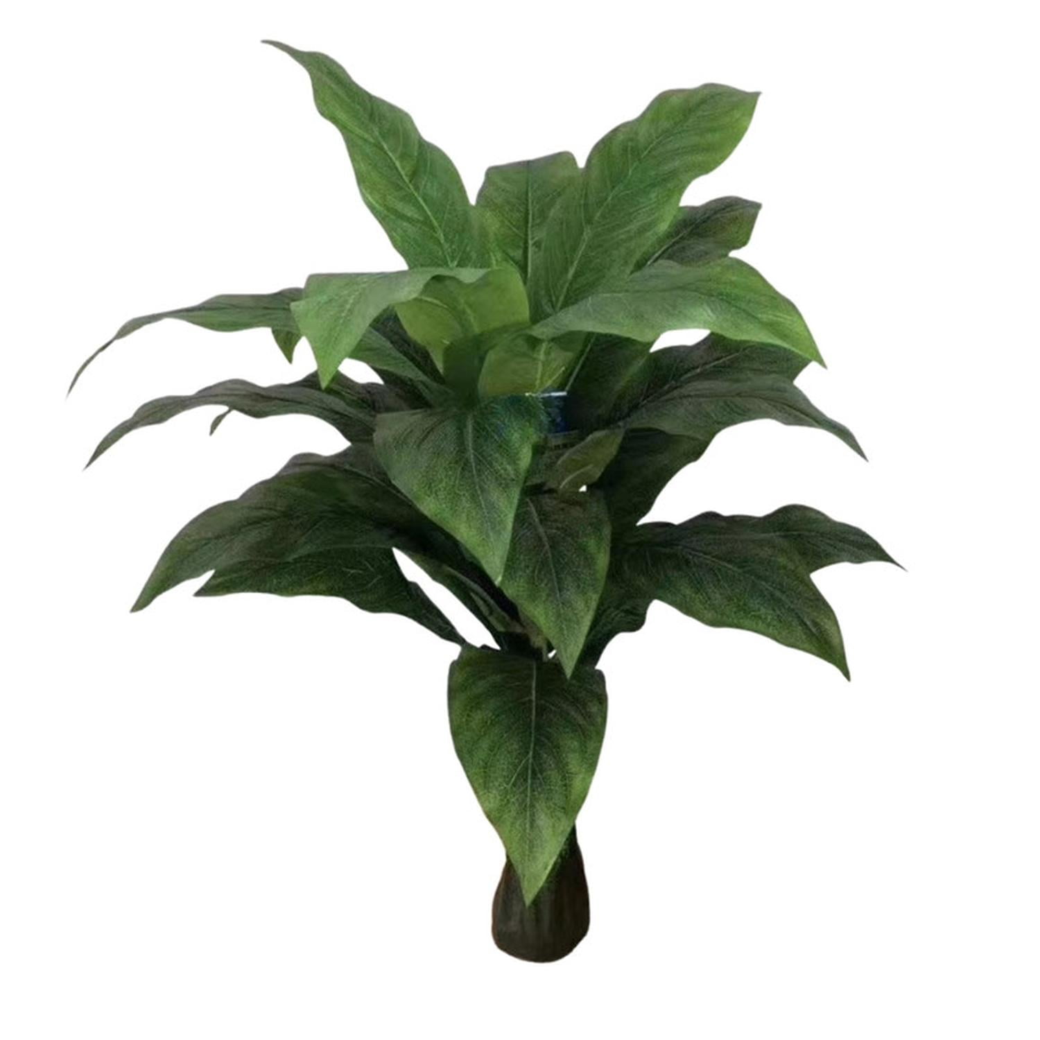 Mobii - Planta Artificial Decorativa De Interior 100 Cm De Alto Verde