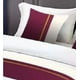 thumbnail image 1 of Pieceras para cama decorativa 60x200 cm + 2 fundas 45x45 diseño 2 color burdeos, 1 of 2