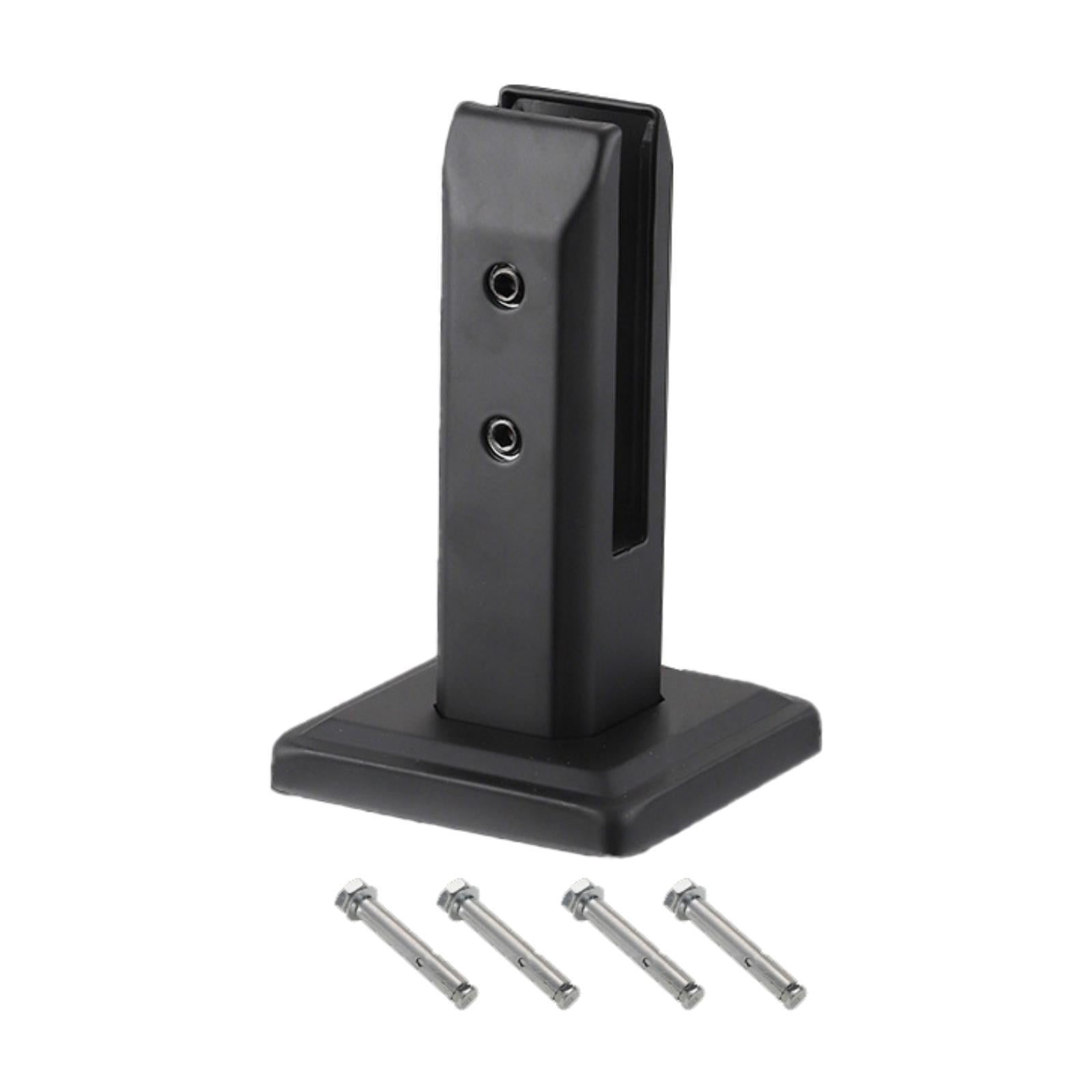 Magideal - Abrazadera De Vidrio Con Tornillos De Fijación Para Cerca De Piscina Profesional, Grifos De Vidrio Para Balcón, Escalera, Cubierta De Jardín De Vidrio Altura 16cm