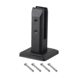 Magideal - Abrazadera De Vidrio Con Tornillos De Fijación Para Cerca De Piscina Profesional, Grifos De Vidrio Para Balcón, Escalera, Cubierta De Jardín De Vidrio Altura 16Cm