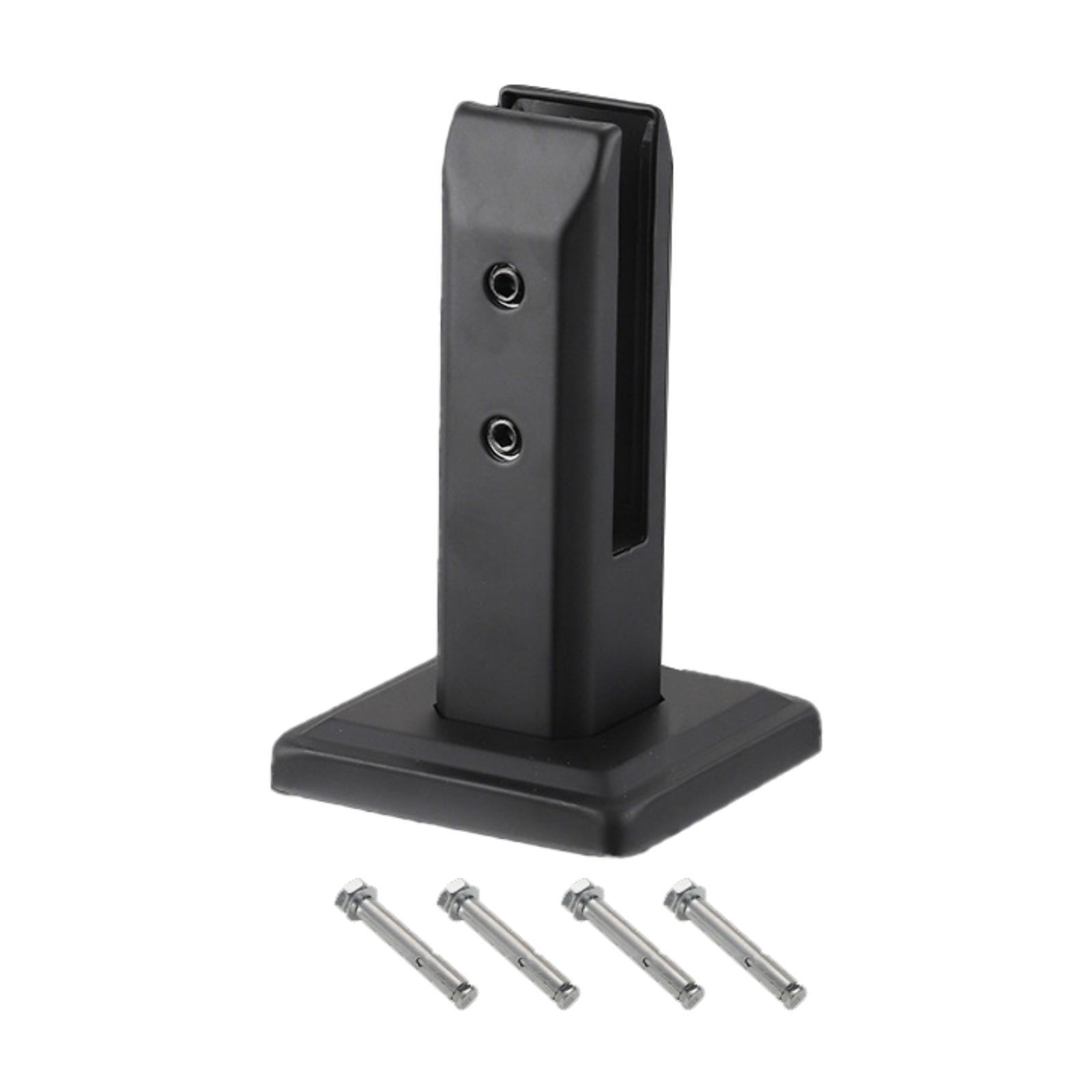 Magideal - Abrazadera De Vidrio Con Tornillos De Fijación Para Cerca De Piscina Profesional, Grifos De Vidrio Para Balcón, Escalera, Cubierta De Jardín De Vidrio Altura 16Cm