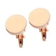 thumbnail image 3 of Gemelos Para Hombre Gemelos Redondos Para Bodas, Fiestas, Compromisos, Regalos Para Novios, Oro Rosa, 3 of 3