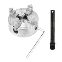 Ioensy - Mini Mandril De Torno De 4 Mordazas Mandril Autocentrante Mandril De Torneado De Madera De Fresado