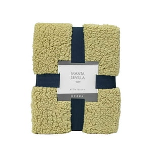 Hebra - Manta Sherpa 125X150 Sevilla Verde