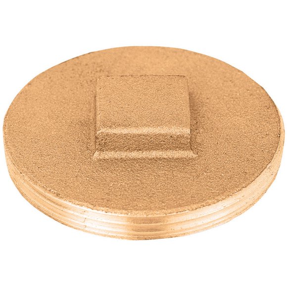 Enchufe de repuesto Sioux Chief Brass MPT de 4 pulgadas