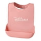 thumbnail image 1 of Babero De Silicona Con Bolsillo Protector De Comida Impermeable Rosa, 1 of 5
