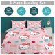 thumbnail image 2 of Cute Hello Kitty Bedding Sets for Girl Women Twin Size Comforter Set, 2 of 5