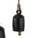 thumbnail image 4 of Campanas Decorativas de Vaca XL de Metal Negro Inspiradas en el Tíbet Deco 79, 4 of 9