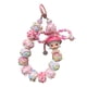 thumbnail image 1 of Llavero Pulsera Cuentas Bolsa Colgante Pulsera Teléfono Encanto Colgante Adorno Rosa, 1 of 3