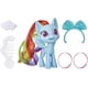 thumbnail image 2 of My Little Pony Rainbow Dash Potion Pony Figure - Juguete pony azul de 3 pulgadas con cabello cepillable, peine y 4 accesorios sorpresa My Little Pony My Little Pony, 2 of 2