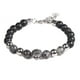 thumbnail image 1 of BRAZALETE UNISEX GINO RODINIS B535 | Negro/Plateado, 1 of 3