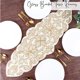 thumbnail image 2 of CLEENTABLE Caminos de Mesa con Cuentas, Blanco Dorado, 33 x 91 cm, 2 of 9