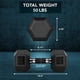 thumbnail image 3 of Par de empuñaduras hexagonales de goma para mancuernas Yes4All, 11,34 kg (25 libras), 3 of 7