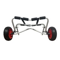 Magideal - Carro Plegable Para Kayak, Carrito Para Canoa, Hardware Para Kayak Ampliado, Ruedas De Playa, Remolque De Barco Para Actividades Al Aire Libre En Kaya