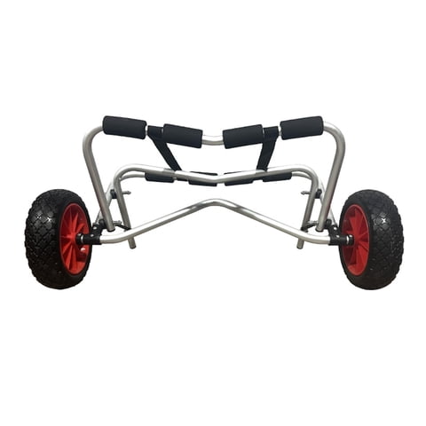 Magideal - Carro Plegable Para Kayak, Carrito Para Canoa, Hardware Para Kayak Ampliado, Ruedas De Playa, Remolque De Barco Para Actividades Al Aire Libre En Kaya