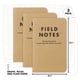 thumbnail image 2 of Memo Books Field Notes Original Kraft, paquete de 3, 48 páginas, 2 of 6