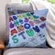 thumbnail image 1 of Alphabet Lore Fundas de almohada de terciopelo con tema, regalos de funda de almohada, decoración para el hogar, cojín de lanzar, regalo de cumpleaños para fans y parejas. 60cm x 60cm., 1 of 6