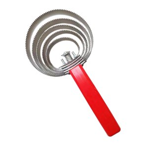 Ioensy - Peine De Curry Reversible Con Cepillo De Caballo De Agarre Cómodo Para Ganado Doméstico, Ovejas, 5 Anillos