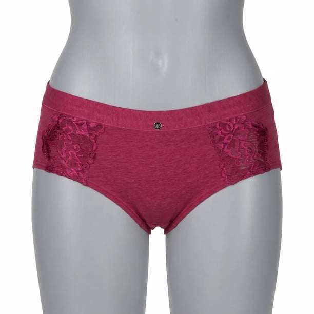 Pantaleta Mujer Lady Genny C-325 Algodón Spandex Melange Encaje