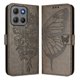 thumbnail image 2 of Funda cartera mariposa para Motorola Moto G15 Power con soporte y ranuras para tarjetas Gris, 2 of 5