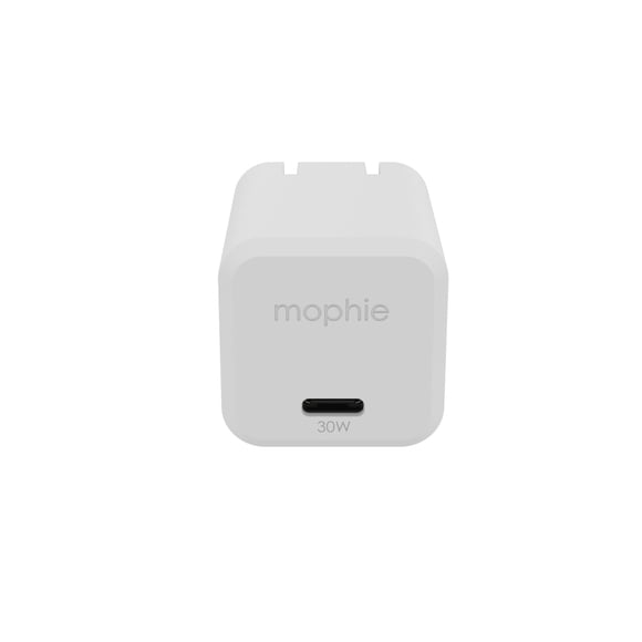 Cargador Mophie Speedport 30 USB-C 30W para MacBook Pro 13 - Blanco
