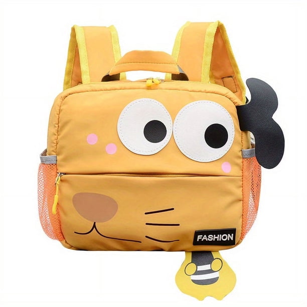 Children's Cute Cartoon Animal Backpacks With A Traction Rope Nylon Fabric And Polyester Lining Outdoor Travel Backpack
