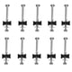 thumbnail image 3 of 10 piezas de tornillos fijación, piezas de repuesto, herramienta de estabilidad , accesorios de resistentes , GRANDE Largo, 3 of 5