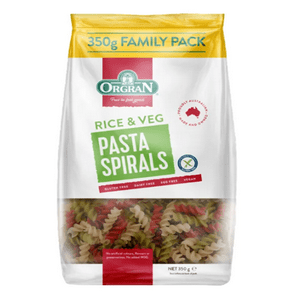 Pasta Base Arroz Y Vegetales Sin Gluten Orgran 350Gr Vegana