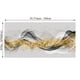 thumbnail image 3 of 1pc Canvas Painting, Nordic Abstract Gold Black Ribbon Wall Art Decor, For Living Room Wall Decor, Bedroom Wall Decor, Canvas Wall Art Decor, No Frame, 19.68*39.37inch, 3 of 4