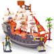 thumbnail image 1 of Pirate Boat ArtCreativity con 2 figuras de acción piratas para mayores de 3, 1 of 5