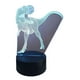 thumbnail image 1 of Lampara Ilusion 3D Dino Rex de 7 colores, Base touch, 1 of 7