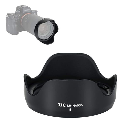 Sombrilla de lente JJC reversible para Tamron 28-75 mm y 17-70 mm