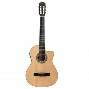 Guitarra Electroacustica Con Funda Memphis Cg 100 Ce