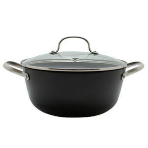 Disparo - Olla 24Cm Con Tapa De Vidrio Iron Cast Honeycomb Wayu Cocina