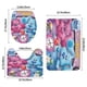 thumbnail image 3 of Las Pistas de Blue Juego de 3 alfombras de baño de coral fleece: tapete de baño + alfombra de inodoro en forma de U + funda de tapa de inodoro en forma de O, 3 of 6