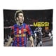 thumbnail image 1 of Lionel Messi Tapiz Temático Anti-Bolitas, Regalo Colgante de Pared, Fondo para Habitación, Dormitorio, Fans, Pancarta de Fondo, Suministros de Decoración para Fiesta de Cumpleaños 75*100CM,30", 1 of 6