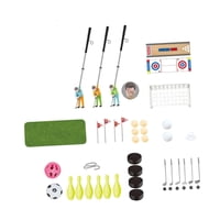 Magideal - Club De Golf Para Niños Mini Bolas Niños Juguetes De Pelota Club De Golf Para Niños Juego Para Césped Regalos De Cumpleaños Al Aire Libre Niños