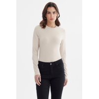 Fashionspark - Polera Mujer Wide Leg Beige