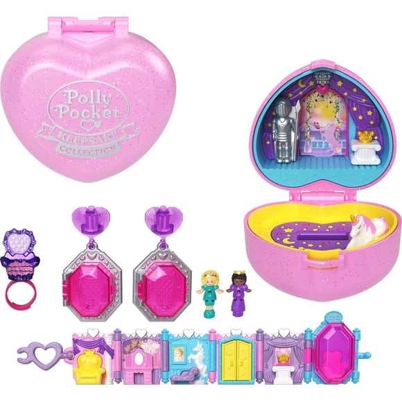 Collector Compact Polly Pocket con diseño de bola real para 2 muñecas
