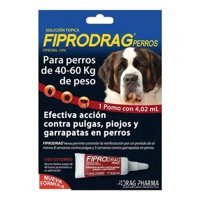 Drag Pharma - Pipeta Fiprodrag Antipulga Perros De 40 A 60 Kg 4 Mlpharma.